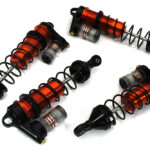 Machined Piggyback Shock Set for Arrma 1/8 Kraton 6S BLX ARA330621 ARA330622
