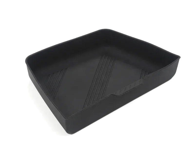 C33381 Black Silicone Right Trunk Storage Box Organizer for Tesla 22-24 Model X - Image 1