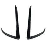 Glossy Carbon Front Fog Light Trim Eyebrow Cover for Tesla Model Y