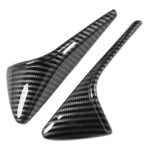 Glossy Carbon Side Camera Trim Cover for Tesla 24 Model 3