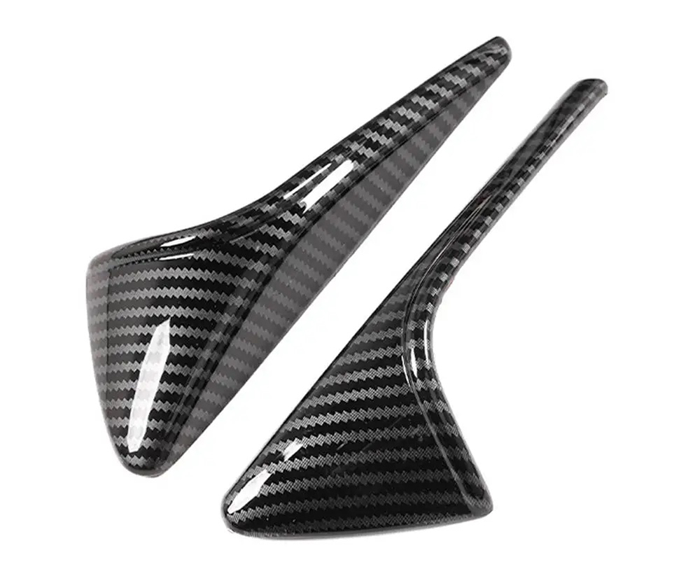 C33411 Glossy Carbon Side Camera Trim Cover for Tesla 24 Model 3 - Image 1