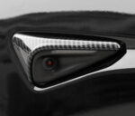 Glossy Carbon Side Camera Trim Cover for Tesla 24 Model 3 - Image 2