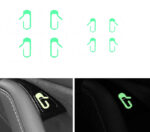 Fluorescent Door Exit Button Decal Stickers for Tesla Model 3/Y - Image 2