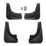 Black Plastic Front & Rear Mudguards for Tesla Model Y