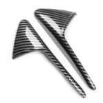 Glossy Carbon Side Marker Camera Aero Trim Covers for Tesla 20-23 Model 3/Y