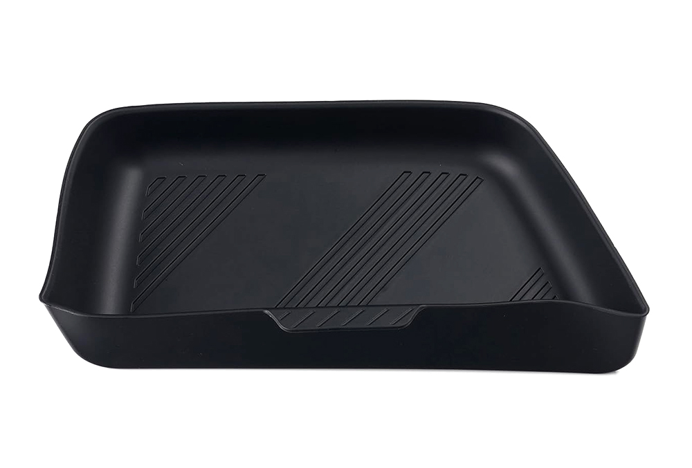 C33450 Black Silicone Right Trunk Storage Box Organizer for Tesla 22-23 Model S - Image 1