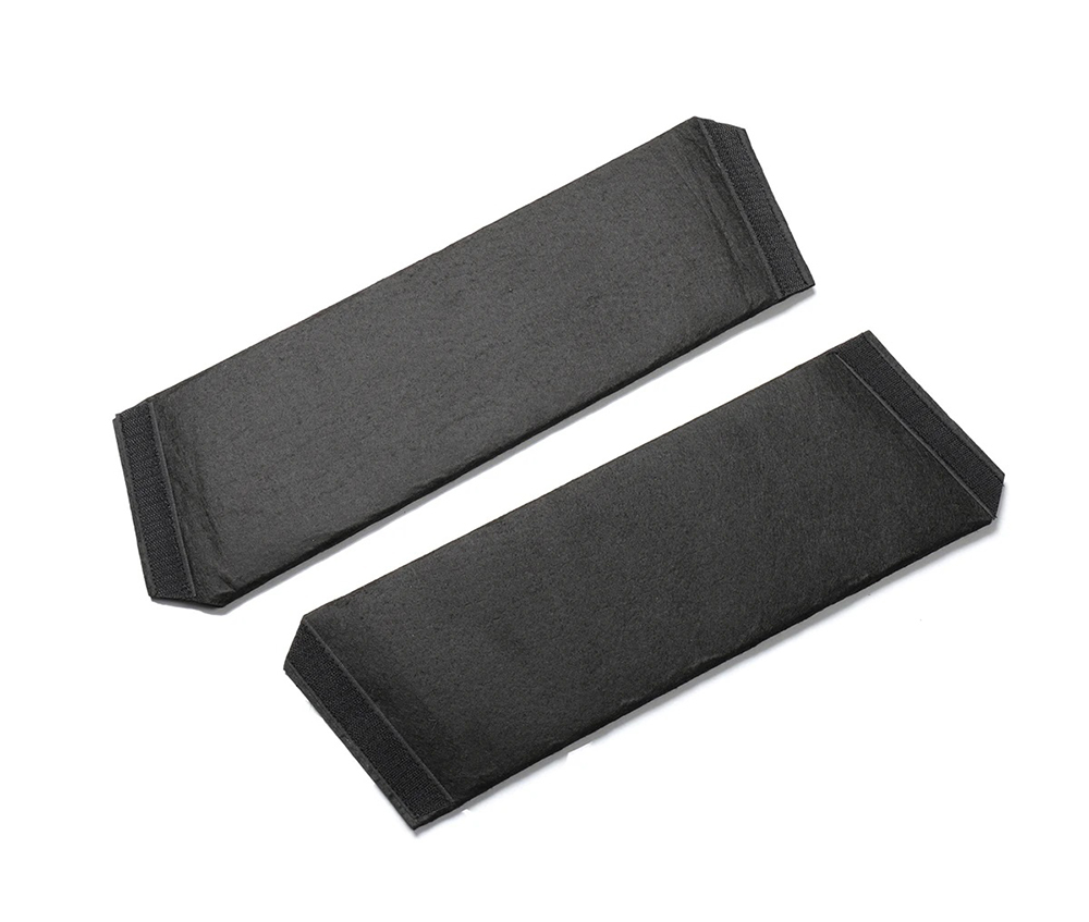 C33466 Black Flocked Left and Right Rear Trunk Organizer for Tesla Model Y - Image 1