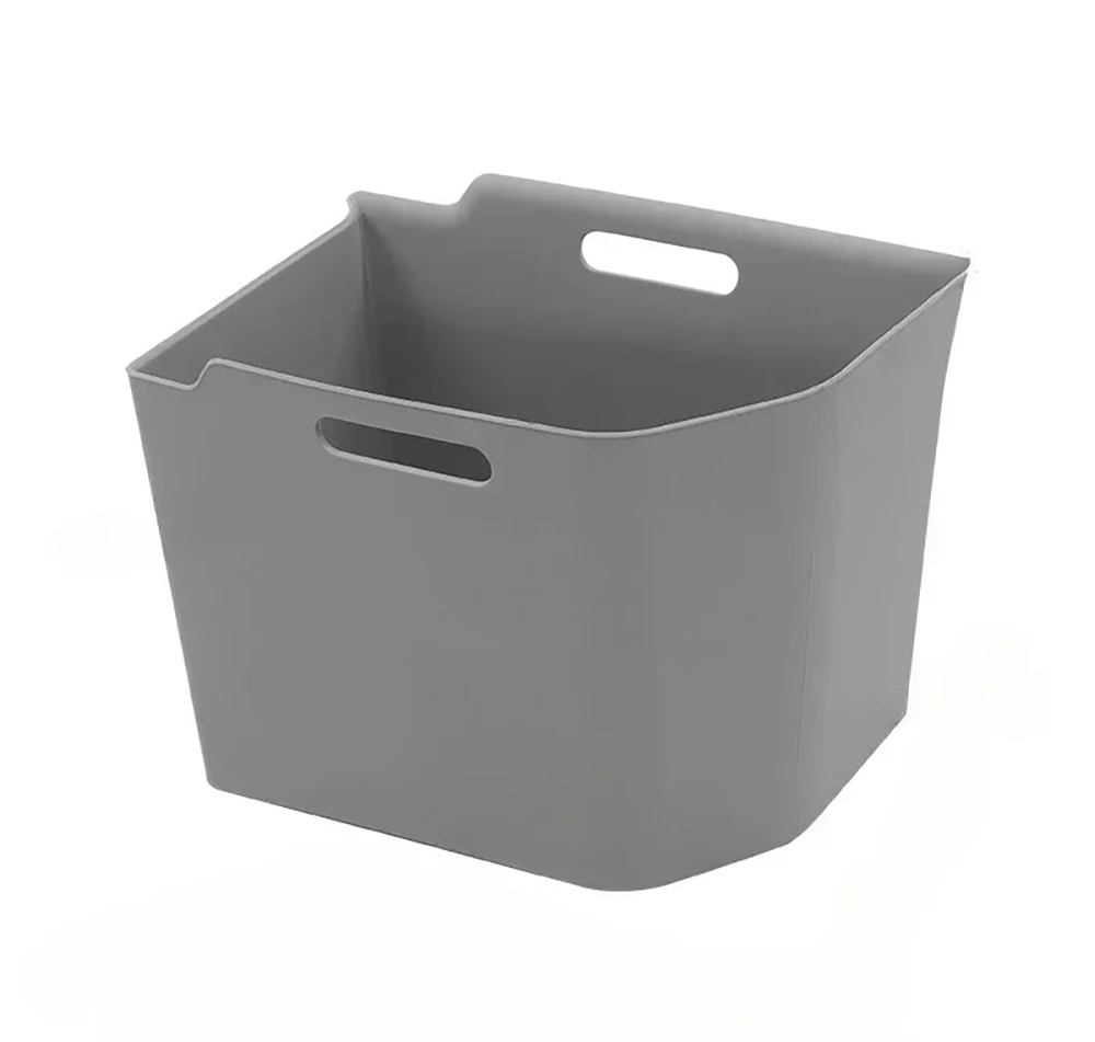 C33493 Grey Silicone Rear Trunk Lower Left Storage Box for Tesla 22-24 Model X - Image 1