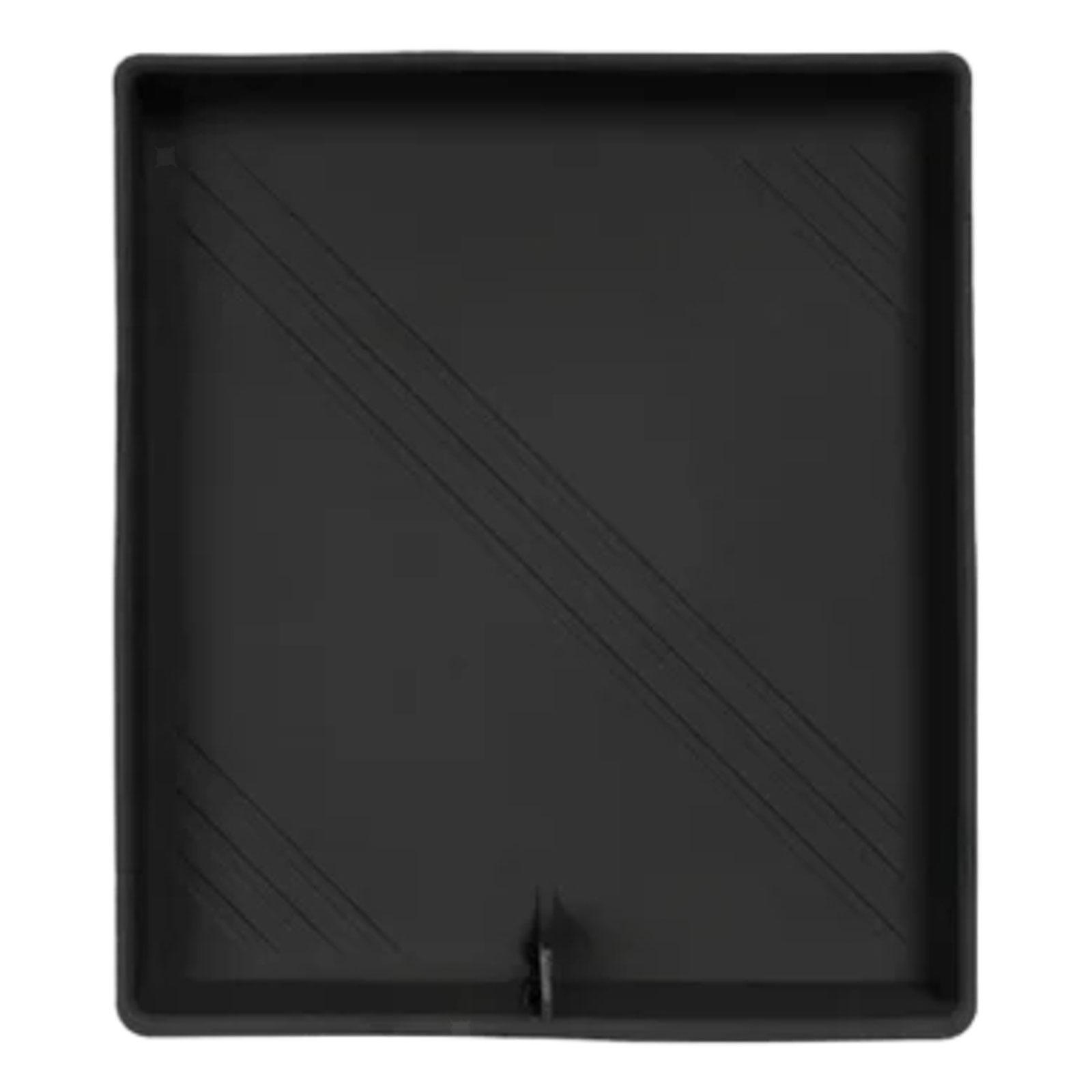 C33504 Black TPE Central Control Lower Storage Pad for Tesla 24 Model 3 - Image 1