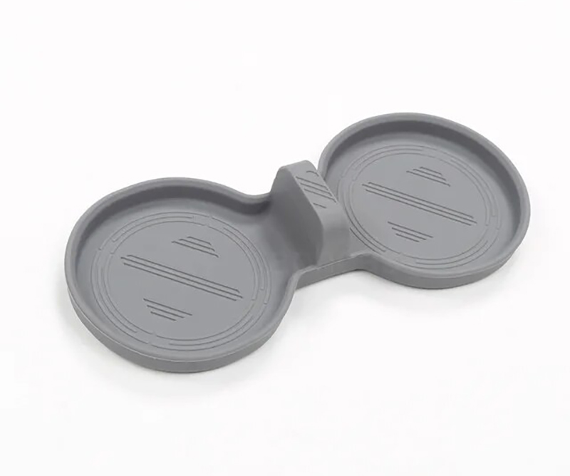 C33506 Grey Silicone Cup Holder Coaster for Tesla 22-24 Model 3/S/X - Image 1