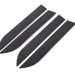 Carbon Fiber Pattern Door Handle Protector Decals for Tesla Model X
