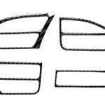 Carbon Fiber Pattern Air Vent Outlet Trim Decals for Tesla Model X