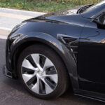 Glossy Black Side Camera Wolf Teeth Style Trim Covers for Tesla 20-23.6 Model Y - Image 3