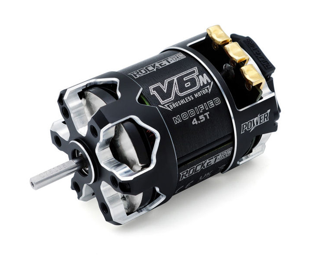 C33557 Rocket-RC V6M Modified 4.5T Lightweight Sensored Brushless Motor - Image 1