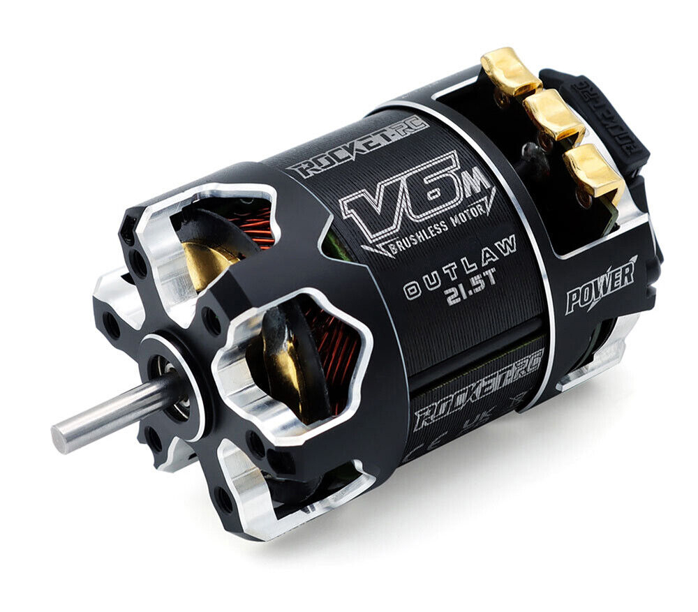 C33567 Rocket-RC V6M Outlaw SPEC 21.5T Lightweight Sensored Brushless Motor - Image 1