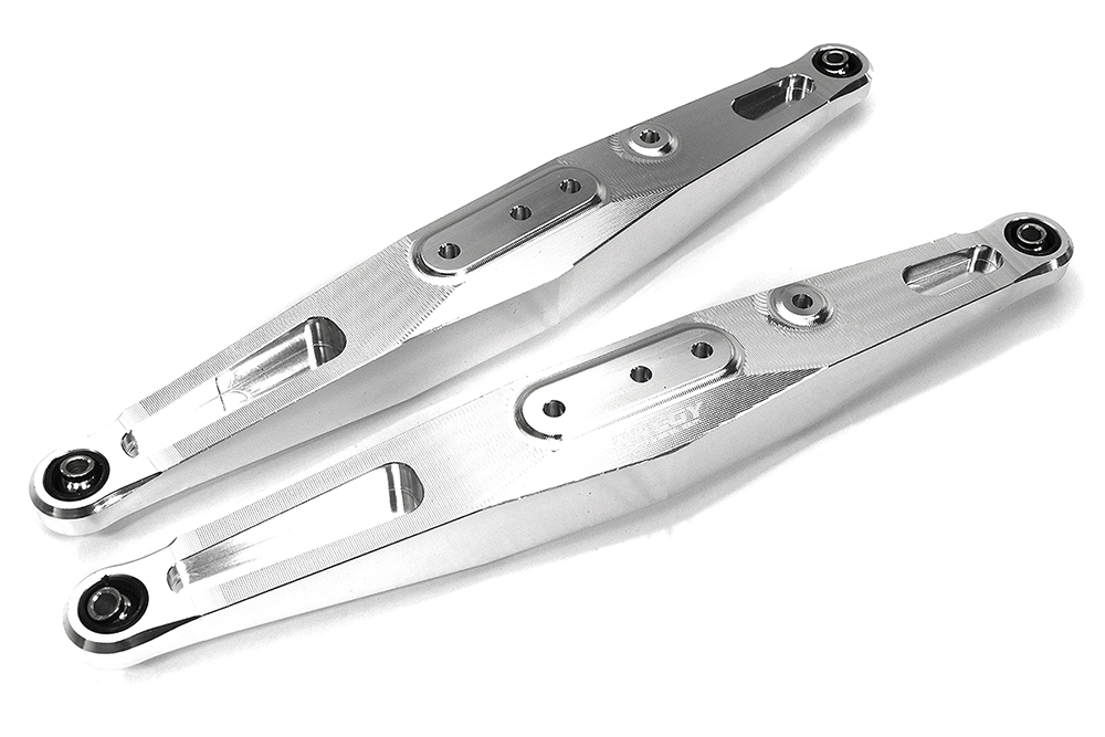 C33575SILVER Machined Rear Lower Trailing Arms for Losi 1/6 Super Baja Rey 1.0 LOS254036 - Image 1
