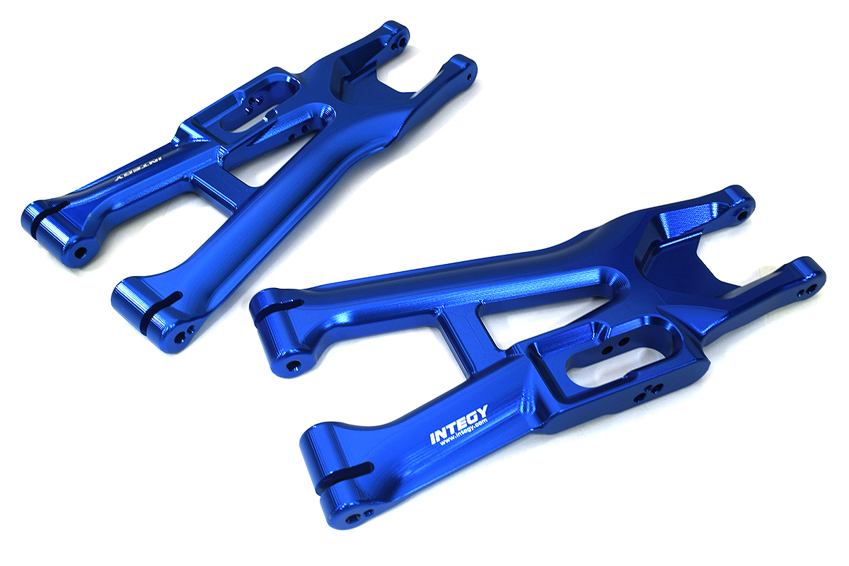 C33577BLUE Billet Machined Lower Arms for Traxxas X-Maxx 4X4 8S 7731 - Image 1