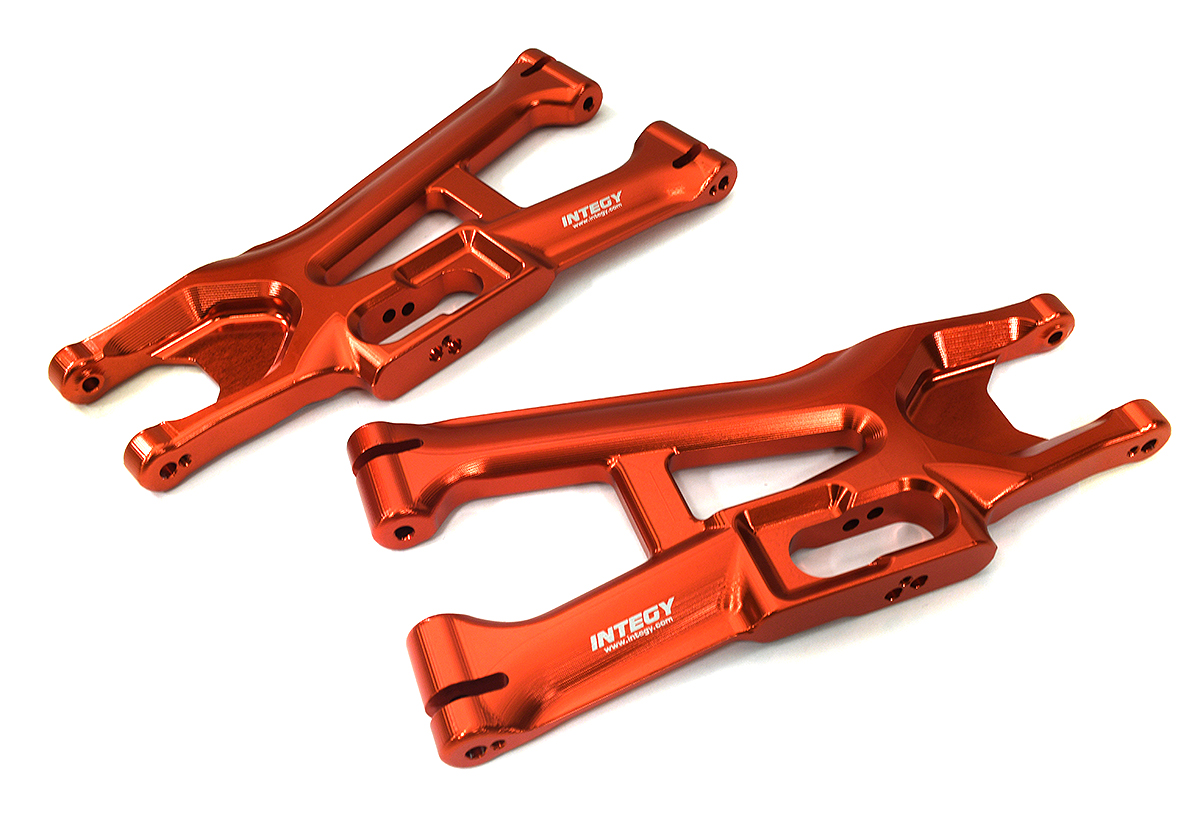 C33577RED Billet Machined Lower Arms for Traxxas X-Maxx 4X4 8S 7731 - Image 1