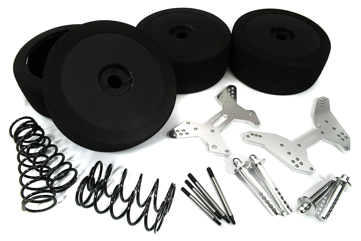 C33586SILVER On-Road Suspension Conversion Kit for Arrma 1/8 Kraton 6S BLX V5 - Image 1