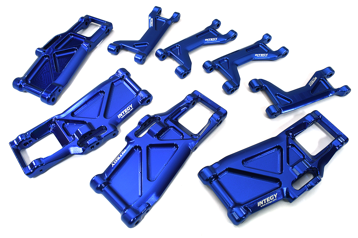 C33591BLUE Billet Machined Suspension Kit for Traxxas 1/10 Maxx 4S Truck - Image 1