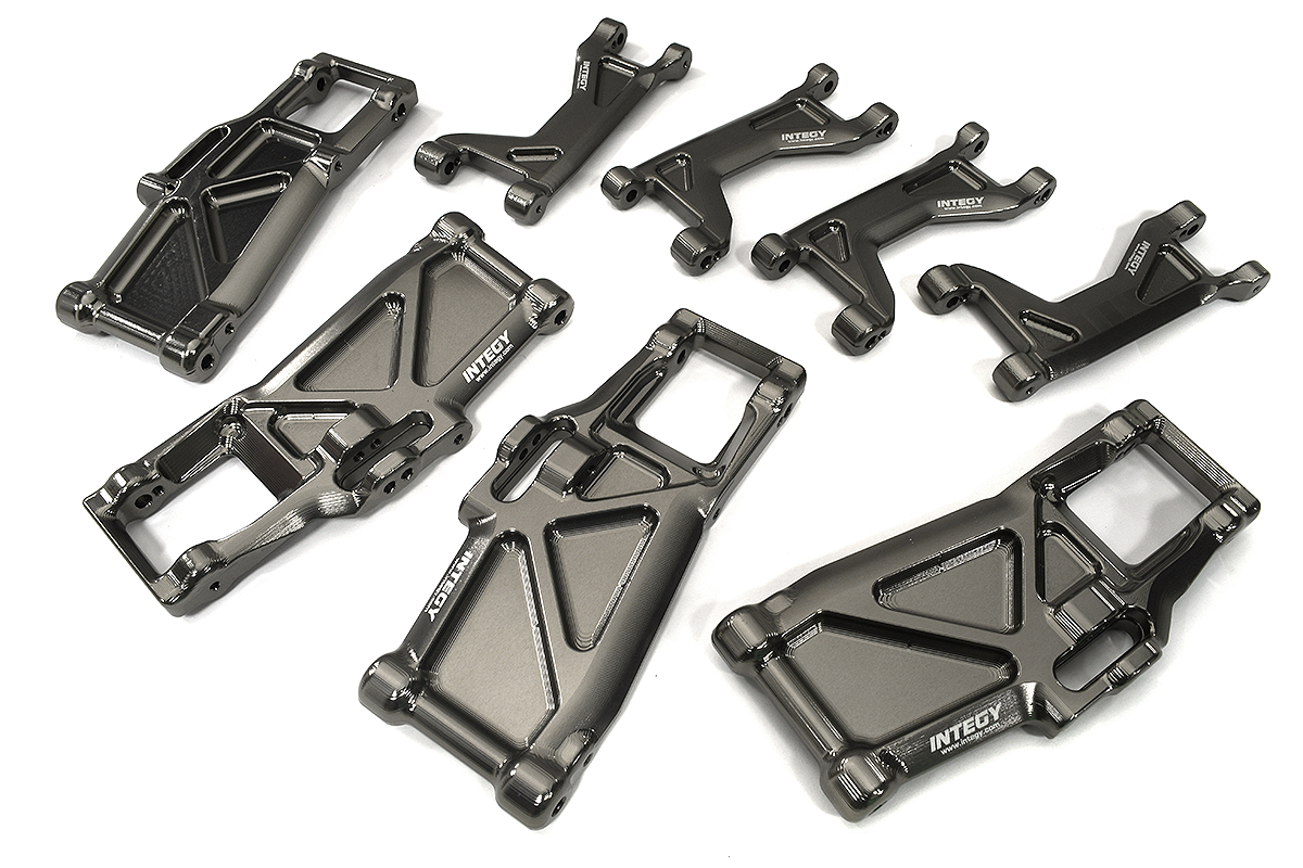 C33591GREY Billet Machined Suspension Kit for Traxxas 1/10 Maxx 4S Truck - Image 1