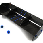 Carbon Fiber Rear Aero Wing Kit for Arrma 1/8 Kraton 6S BLX AR480002