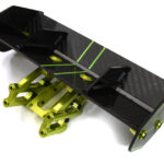 Carbon Fiber Rear Aero Wing Kit for Arrma 1/10 Kraton 4X4 4S V2 BLX ARA480044