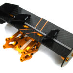 Carbon Fiber Rear Aero Wing Kit for Arrma 1/10 Kraton 4X4 4S V2 BLX ARA480044