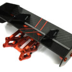 Carbon Fiber Rear Aero Wing Kit for Arrma 1/10 Kraton 4X4 4S V2 BLX ARA480044