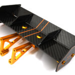 Carbon Fiber Rear Aero Wing Kit for Traxxas 1/8 Sledge 4WD 9517 9518