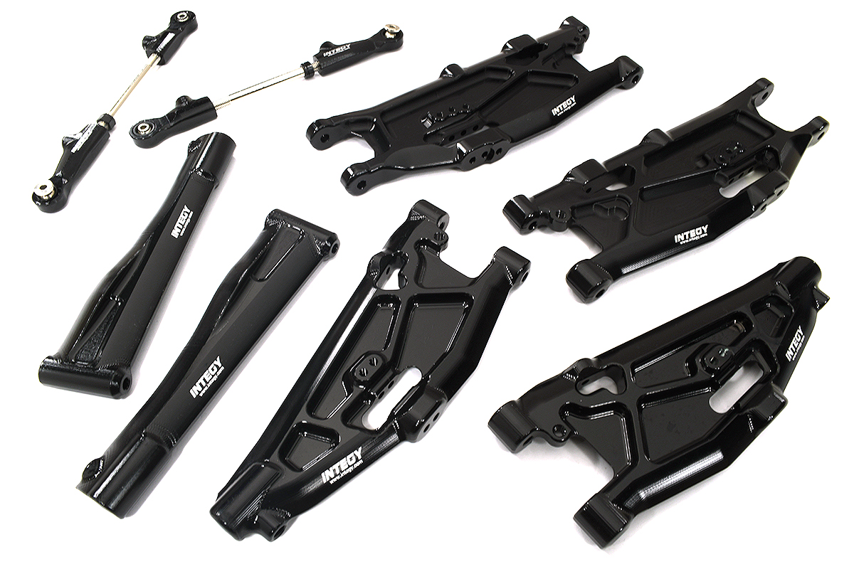 C33611BLACK Billet Machined Suspension Conversion Kit for Arrma 1/8 Kraton 6S BLX V5 - Image 1