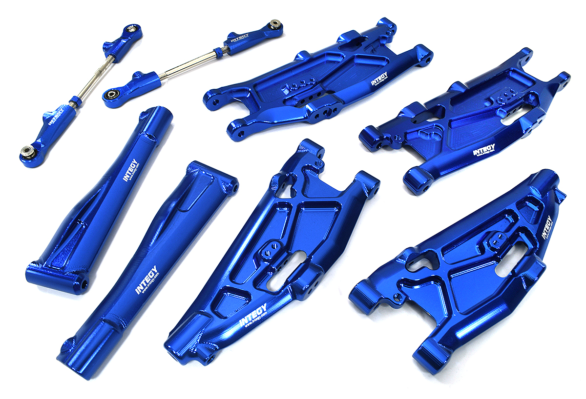 C33611BLUE Billet Machined Suspension Conversion Kit for Arrma 1/8 Kraton 6S BLX V5 - Image 1