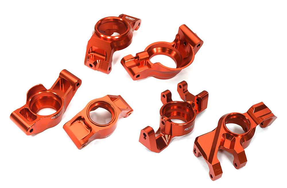 C33622RED XRT Suspension Conversion Kit for Traxxas X-Maxx Req. 20x32x4mm Bearings - Image 1