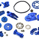 Billet Machined Alloy Conversion Kit Combo D for Losi 1/4 Promoto-MX Motorcycle