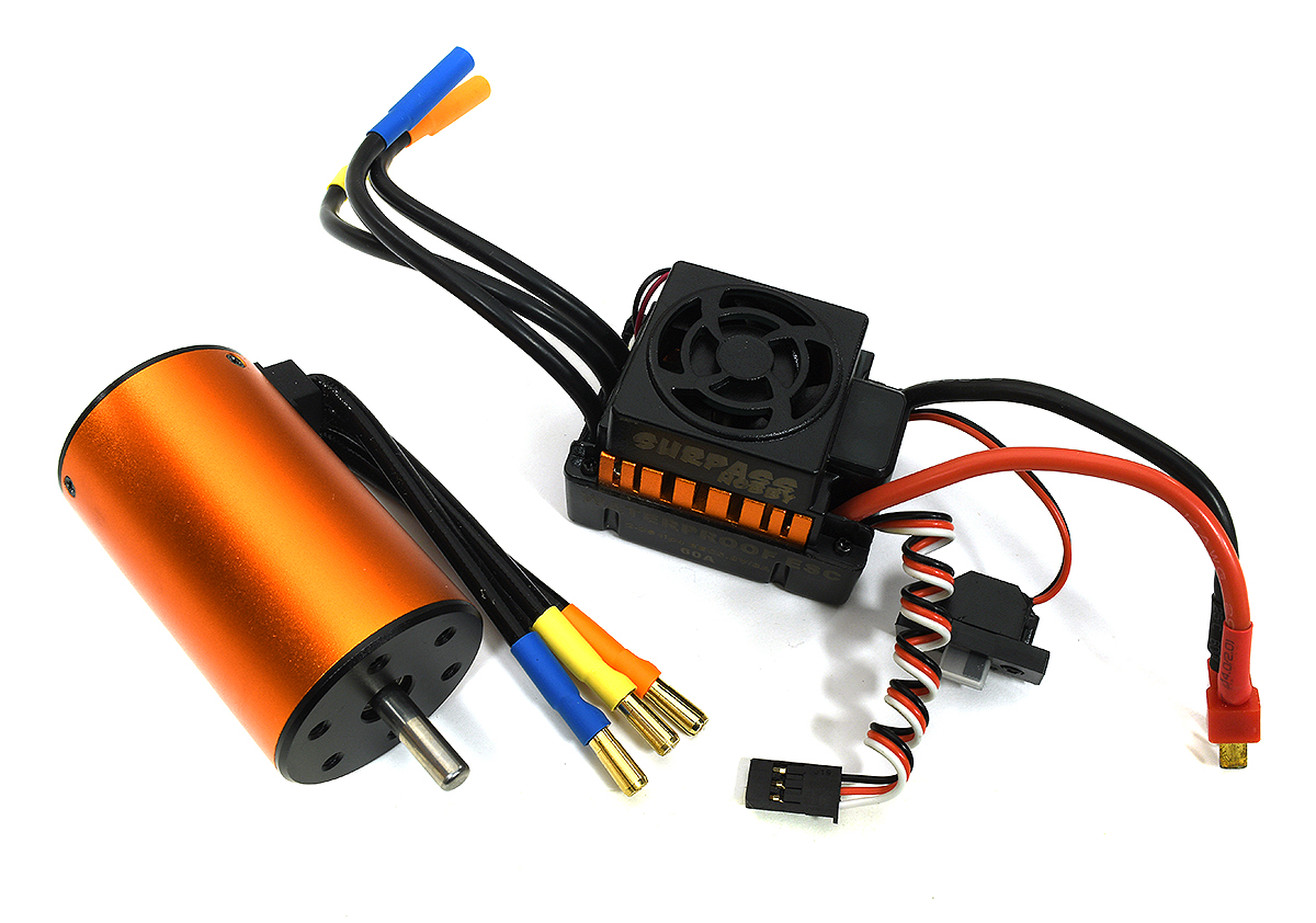 C33680 Surpass Hobby 3360 Sensorless Motor 3800kV w/ 60A ESC S24A03 - Image 1