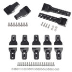 Realistic 14pcs Alloy Machined Hinge Add-On Pieces for Axial SCX6 Jeep