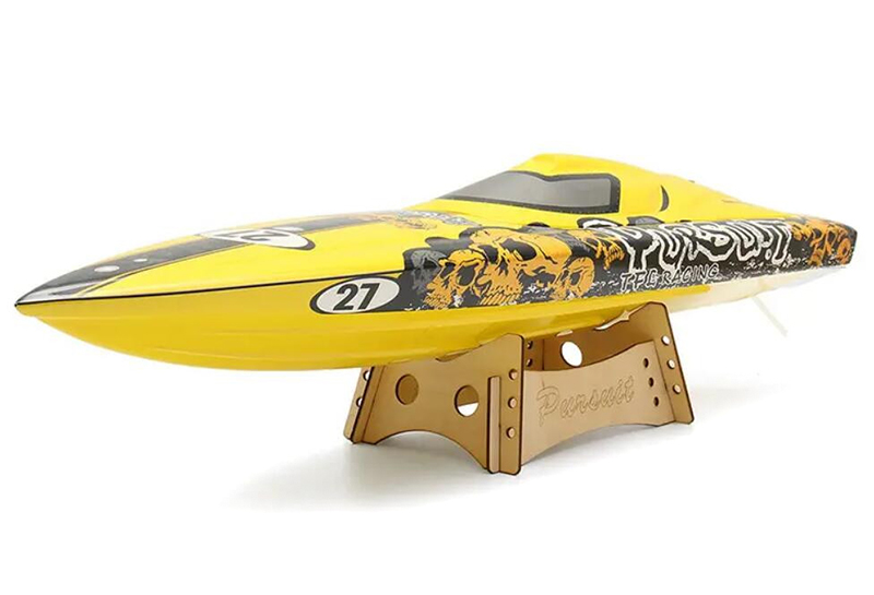 C33795YELLOW 1106Z-F TFL Pursuit 820mm Fiberglass RC Boat w/ 3360 1620kV Motor & 120A ESC - Image 1