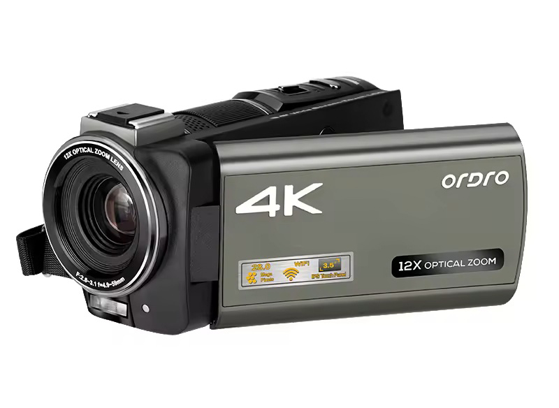 C33803 Ordro 4K UHD Optical Zoom Camcorder with High-Resolution Video Recording - Image 1