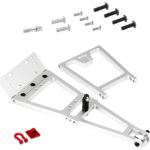 Lift Tow Boom Add-On Kit in Silver for 1/10 Scale RC Crawler Trucks