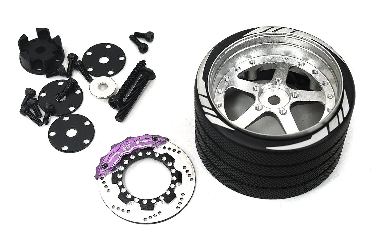 C33900 Alloy 5 Spoke Steering Wheel Upgrade for Flysky NB4 Remote Controller - Image 1