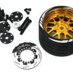 Alloy 14 Spoke Steering Wheel Upgrade for Flysky NB4 - Silver Color