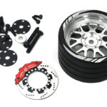 Alloy 14 Spoke Silver Steering Wheel Upgrade Compatible with Flysky NB4