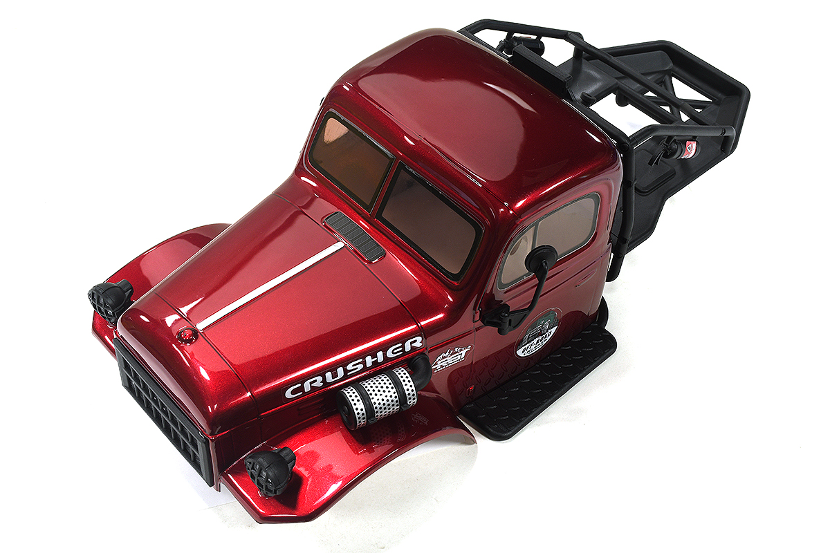 C33944RED Realistic Red Plastic Body Kit for 1/10 Scale Off-Road Crawler 285mm WB - Image 1