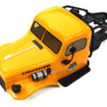 Realistic Yellow Plastic Body Kit for 1/10 Scale Off-Road Crawler 285mm WB