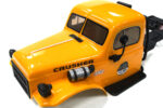 Realistic Yellow Plastic Body Kit for 1/10 Scale Off-Road Crawler 285mm WB - Image 2