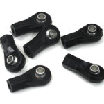 Silver M3 Short Ball Ends for 3mm Tie Rods & Ball Links in Axial Traxxas