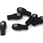 Silver M3 Short Ball Ends for 3mm Tie Rods & Ball Links in Axial Traxxas