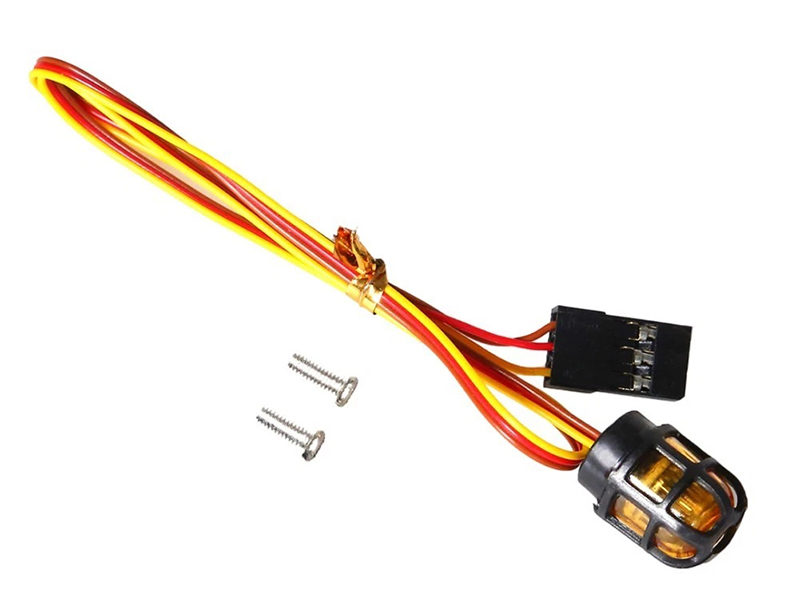 C33978 Realistic Roof Top Flashing Light LED 11.5mm Plastic Housing for 1/14 Tractors - Image 1