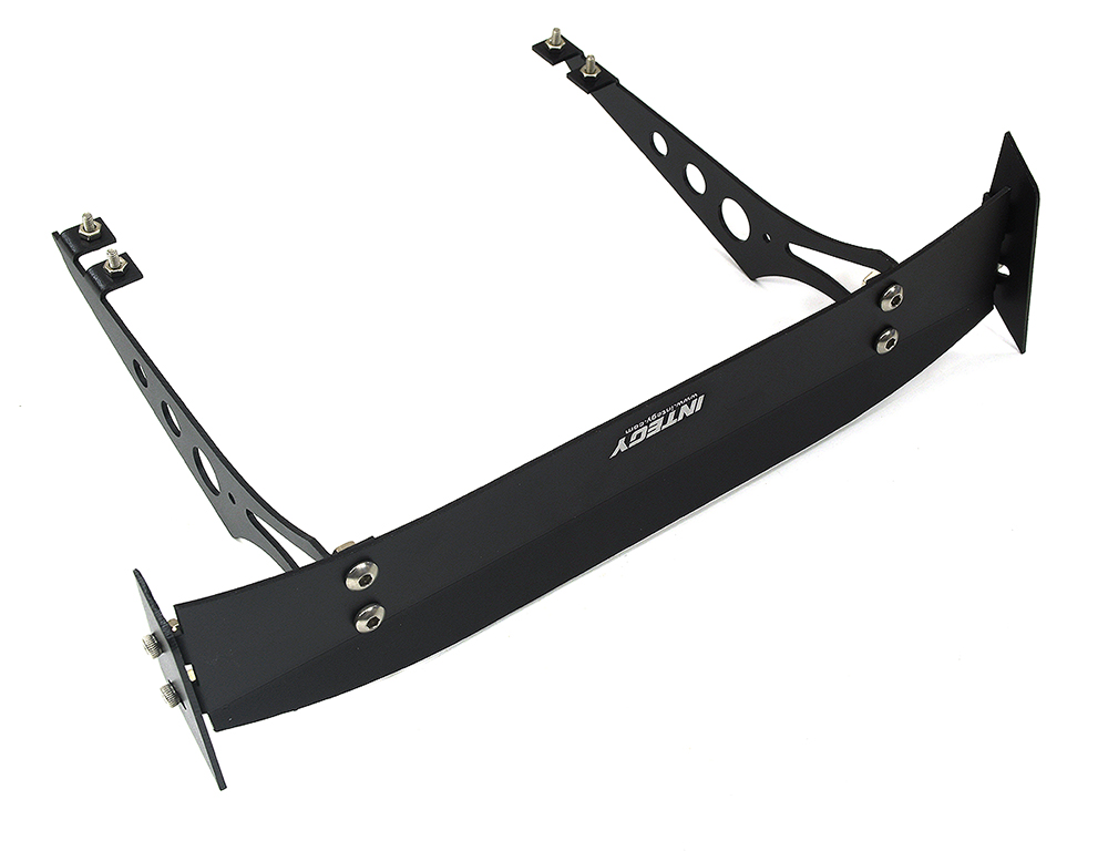C34005BLACK Realistic 1/10 Size Aluminum Rear Wing 175mm Width for Touring & Drift Car - Image 1