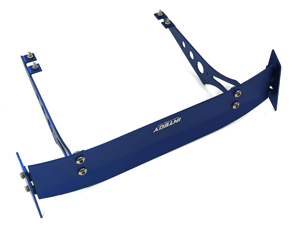 C34005BLUE Realistic 1/10 Size Aluminum Rear Wing 175mm Width for Touring & Drift Car - Image 1